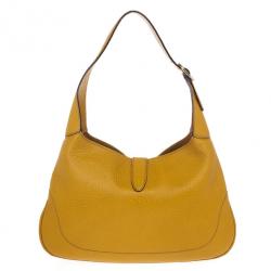مملوكة مسبقًا Gucci Mustard Medium Jackie O Shoulder Bag
