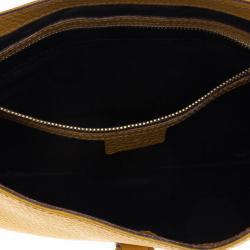 مملوكة مسبقًا Gucci Mustard Medium Jackie O Shoulder Bag