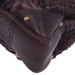 Pre Owned Gucci Large Jockey Python Hobo Bag