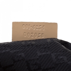 Pre Owned حقيبة كتف غوتشي جاكي جلد لامعة بيج