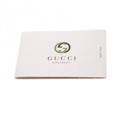 مملوكة مسبقًا حقيبة يد غوتشي شوبر سوينغ كبيرة جلد مسطردة