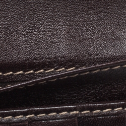 Gucci Beige/Brown GG Canvas and Leather Britt Continental Wallet