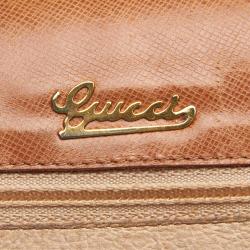 Gucci Light Brown Vintage Leather Everyday Bag