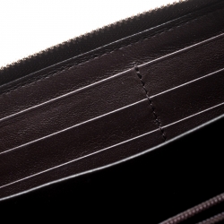 Gucci Brown Guccissima Leather Mayfair Bow Continental Wallet