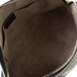 Pre Owned حقيبة غوتشي 2 واي كونفرتيبل جلد حُبيبي سوداء