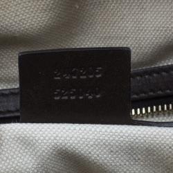 Pre Owned Gucci Brown Canvas Web Original GG Boston Bag