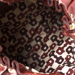 مملوكة مسبقًا Gucci Copper GG Leather Guccissima Pelham Studded Hobo