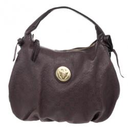 Pre Owned Gucci Guccissima Leather 'Hysteria' Hobo Handbag