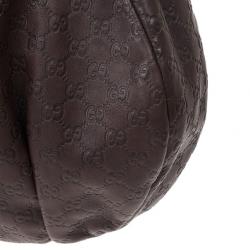 Pre Owned Gucci Guccissima Leather 'Hysteria' Hobo Handbag