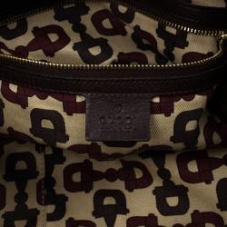 Pre Owned Gucci Guccissima Leather 'Hysteria' Hobo Handbag