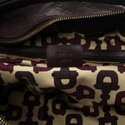 Pre Owned Gucci Guccissima Leather 'Hysteria' Hobo Handbag