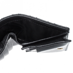 Gucci Black Matelasse Leather GG Marmont Card Case