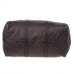 Pre Owned Gucci Brown Guccissima Joy Boston Bag