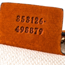 مملوكة مسبقًا Gucci Copper Nubuck Leather Soho Satchel