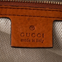 مملوكة مسبقًا Gucci Copper Nubuck Leather Soho Satchel