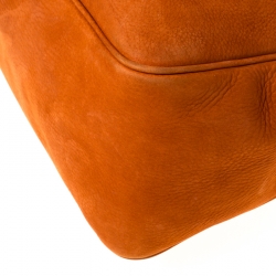 مملوكة مسبقًا Gucci Copper Nubuck Leather Soho Satchel