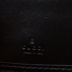 Gucci Black Matelasse Leather Marmont Zip Around Wallet