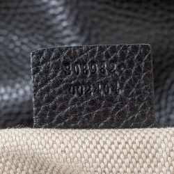 مملوكة مسبقًا Gucci Black Leather Medium Soho Tote
