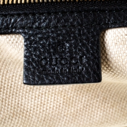 مملوكة مسبقًا Gucci Black Leather Medium Soho Tote