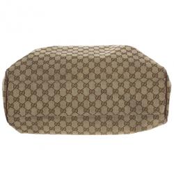 Pre Owned Gucci GG Canvas Sukey Large Tote