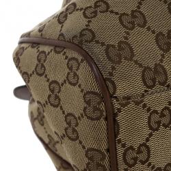 Pre Owned Gucci GG Canvas Sukey Large Tote