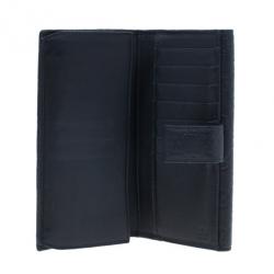 Gucci Black GG Guccissima Leather Continental Wallet