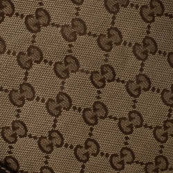 مملوكة مسبقًا Gucci Beige/Brown GG Canvas and Leather Small Studded Pelham Web Hobo