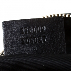 Pre Owned Gucci Black Patent Leather Dialux Britt Boston Bag