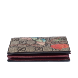 Gucci Multicolor Tian GG Supreme Canvas Card Case