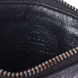 Gucci Black Leather GG Marmont Card Holder