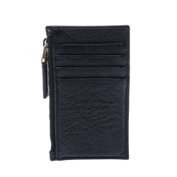 Gucci Black Leather GG Marmont Card Holder