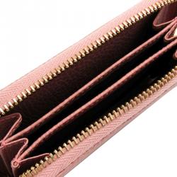 Gucci Light Pink Leather Card Wallet