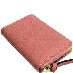 Gucci Light Pink Leather Card Wallet