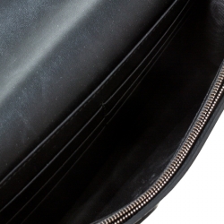 مملوكة مسبقًا Gucci Black Leather Bee Embellished Crossbody Bag