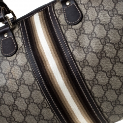 مملوكة مسبقًا Gucci Brown GG Coated Canvas Medium Limited Edition Joy Web Boston Bag