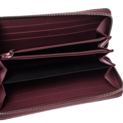 مملوكة مسبقًا محفظة غوتشي سحاب ملتف بلومز كانفاس سوبريم GG بيج