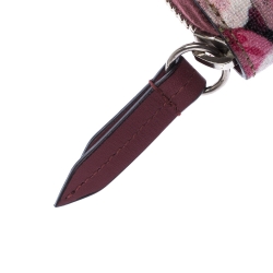 مملوكة مسبقًا محفظة غوتشي سحاب ملتف بلومز كانفاس سوبريم GG بيج