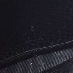 Gucci Black Leather GG Marmont Continental Wallet