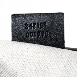 مملوكة مسبقًا Gucci Black Leather GG Running Tote 