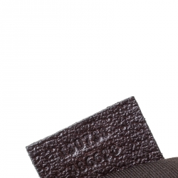 Pre Owned Gucci Beige/Brown GG Canvas and Leather Small Abbey D Ring Hobo 