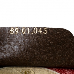 Pre Owned Gucci Beige/Brown GG Supreme Canvas Cosmetic Clutch