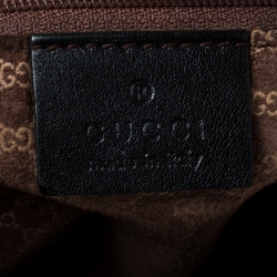مملوكة مسبقًا Gucci Black Leather Jackie O Shoulder Bag