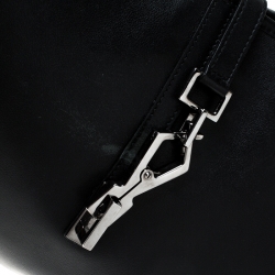 مملوكة مسبقًا Gucci Black Leather Jackie O Shoulder Bag