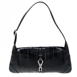 Gucci Black Eel Leather Jackie Shoulder Bag Gucci