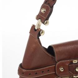 Pre Owned Gucci Signature Horsebit Monogram and Leather Hobo