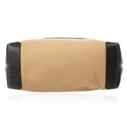 Pre Owned  حقيبة غوتشي كانفاس GG شرق غرب بسحاب علوي