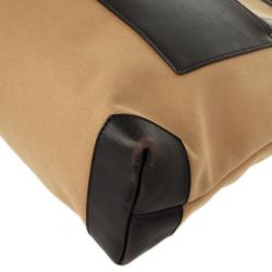 Pre Owned  حقيبة غوتشي كانفاس GG شرق غرب بسحاب علوي