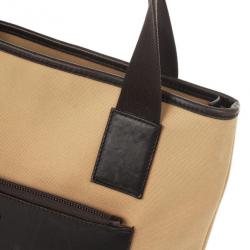 Pre Owned  حقيبة غوتشي كانفاس GG شرق غرب بسحاب علوي