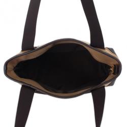 Pre Owned  حقيبة غوتشي كانفاس GG شرق غرب بسحاب علوي