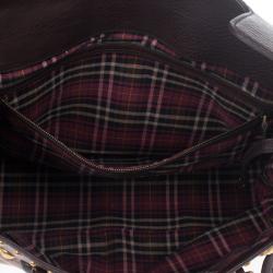 Pre Owned Gucci GG Babouska Crystal Leather Flap Satchel